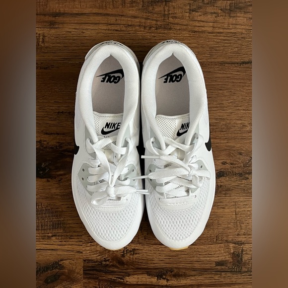 Nike Air Max 90 Golf ‘White Black Gray’ (size mens 6.5/wmns 8) - Picture 4 of 7